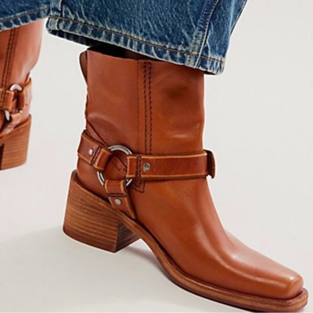 We The Free Briggs Crop Rider Boots Tan/ Brown SZ 11